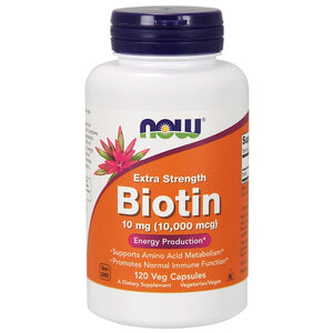 now-foods-biotin-extra-strength-10-mg-10-000-mcg-120-veg-capsules - Supplements-Natural & Organic Vitamins-Essentials4me