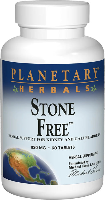Planetary Herbals Stone Free Tablets, 90 Count