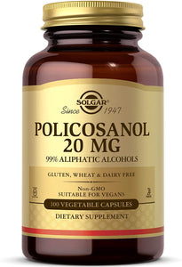 solgar-policosanol-20-mg-100-vegetable-capsules - Supplements-Natural & Organic Vitamins-Essentials4me