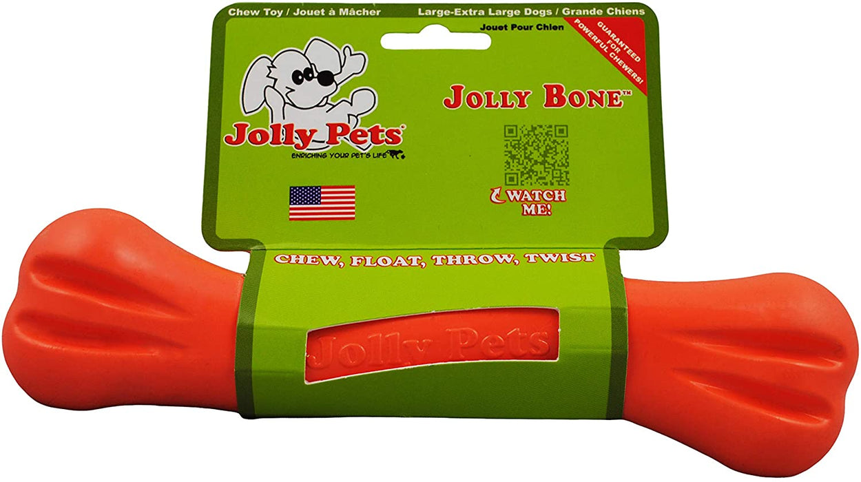 jolly-pets-9-inch-jolly-bone-orange-large - Supplements-Natural & Organic Vitamins-Essentials4me
