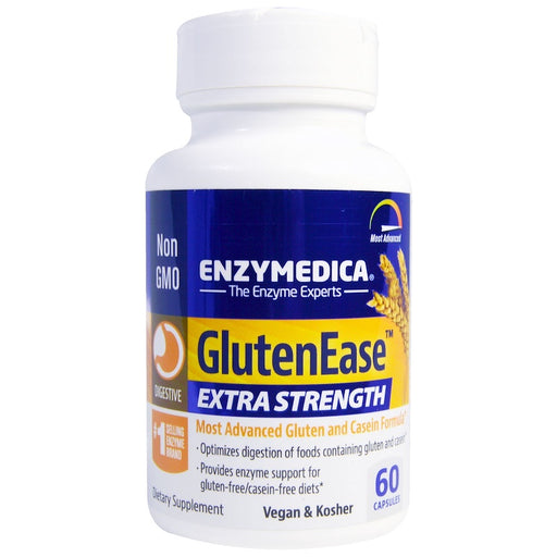 enzymedica-glutenease-extra-strength-60-capsules - Supplements-Natural & Organic Vitamins-Essentials4me