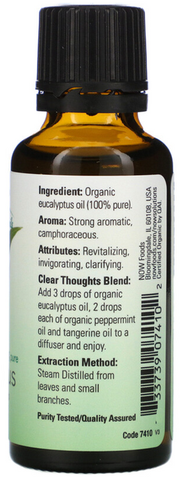 now-foods-organic-eucalyptus-oil-1-oz - Supplements-Natural & Organic Vitamins-Essentials4me