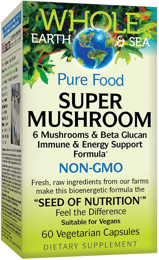 natural-factors-super-mushroom-whole-food-supplement-vegan-and-gluten-free-60-vegetarian-capsules - Supplements-Natural & Organic Vitamins-Essentials4me