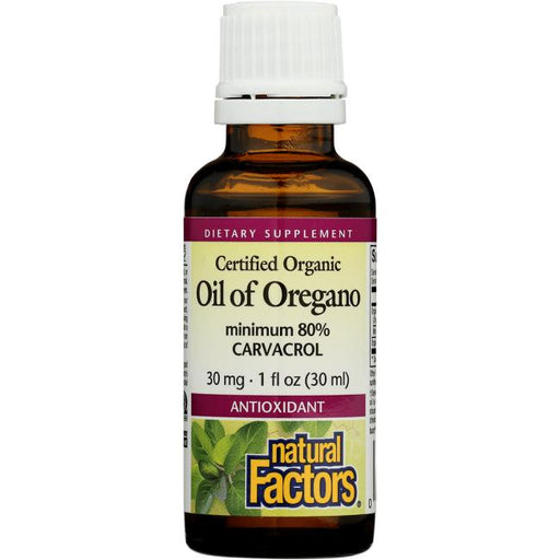 natural-factors-oil-of-oregano-1-fl-oz-30-ml - Supplements-Natural & Organic Vitamins-Essentials4me