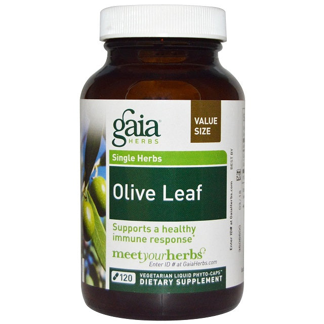 gaia-herbs-olive-leaf-vegetarian-liquid-phyto-caps-120-vegetarian-capsules - Supplements-Natural & Organic Vitamins-Essentials4me