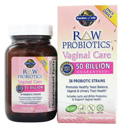 garden-of-life-raw-probiotics-vaginal-care-30-vegetarian-capsules - Supplements-Natural & Organic Vitamins-Essentials4me
