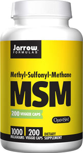 jarrow-formulas-msm-1000-mg-200-capsules - Supplements-Natural & Organic Vitamins-Essentials4me