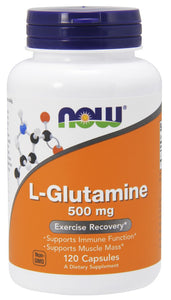 now-foods-l-glutamine-500-mg-120-capsules - Supplements-Natural & Organic Vitamins-Essentials4me