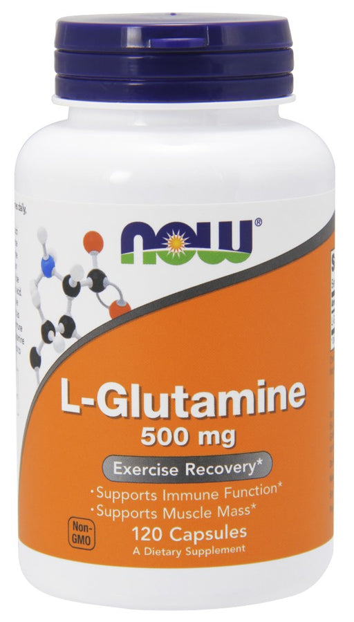 now-foods-l-glutamine-500-mg-120-capsules - Supplements-Natural & Organic Vitamins-Essentials4me