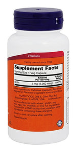 now-foods-biotin-5000-mcg-60-veg-capsules - Supplements-Natural & Organic Vitamins-Essentials4me