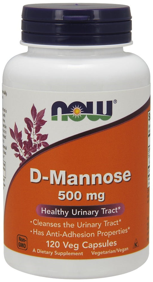 now-foods-d-mannose-500-mg-120-capsules - Supplements-Natural & Organic Vitamins-Essentials4me