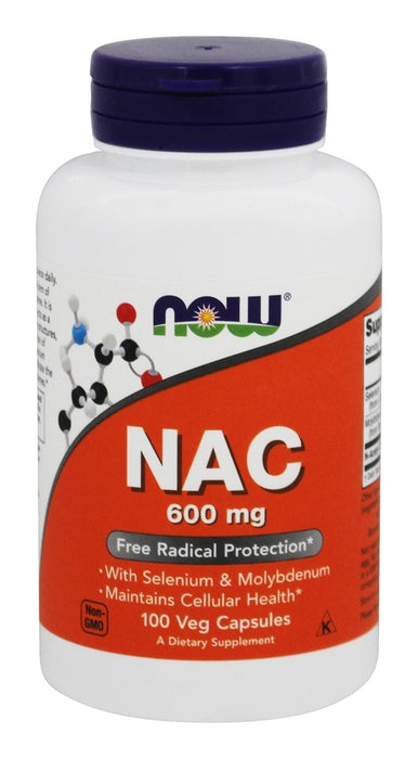 now-foods-nac-acetyl-cysteine-600-mg-100-veg-capsules - Supplements-Natural & Organic Vitamins-Essentials4me