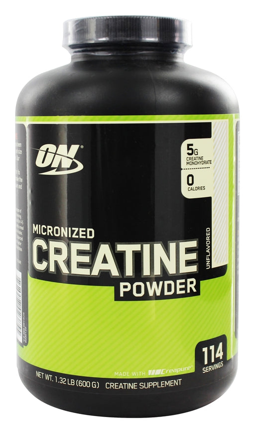optimum-nutrition-micronized-creatine-powder-600-g - Supplements-Natural & Organic Vitamins-Essentials4me