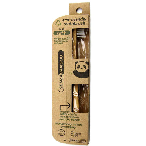 senzacare-bamboo-childrens-toothbrush-soft - Supplements-Natural & Organic Vitamins-Essentials4me