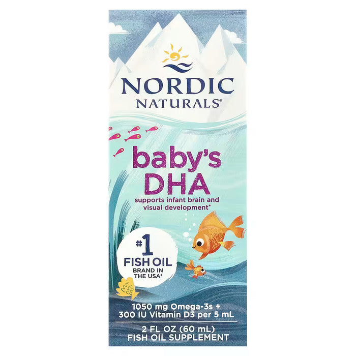 Nordic Naturals Baby's DHA, with Vitamin D3, 2 fl oz (60 ml)