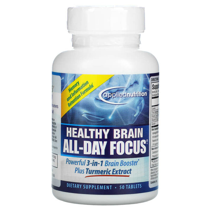 Applied Nutrition Healthy Brain All-day Focus, 50-Count