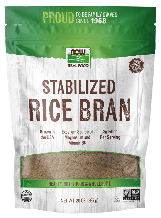 Rice Bran, Stabilized, 20 OZ (Expiration Date 06/30/2024)