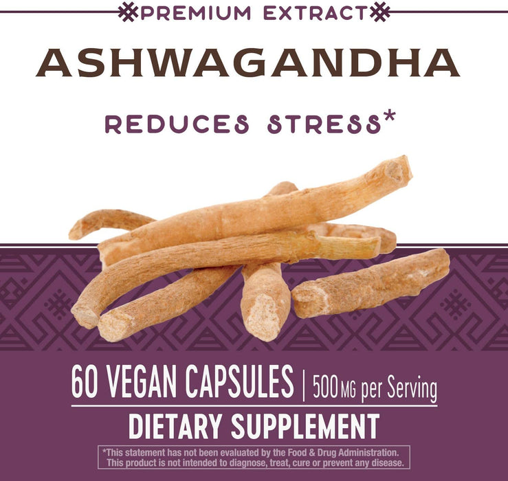 Nature's Way Standardized Ashwagandha, 60 Vegetarian Capsules