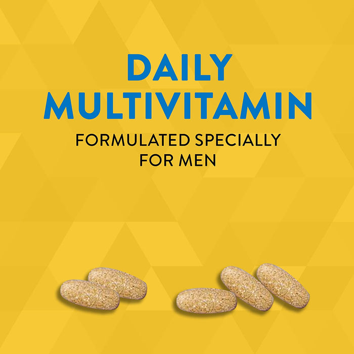 Nature's Way Alive! Men Ultra Potency Complete Multivitamin, High Potency B-Vitamins, Energy Metabolism*, Food-Based Blends, 60 Tablets