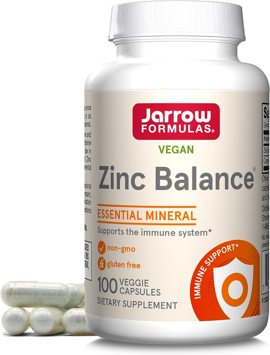 Jarrow Formulas, Zinc Balance, 100 Veggie Caps