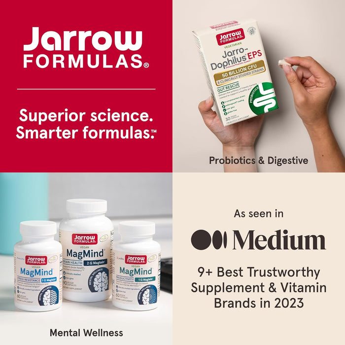 Jarrow Formulas Lactoferrin 250 mg - Immune-Supporting Glycoprotein - For Healthy Immune System Support & Iron Absorption - Freeze Dried - Gluten Free - Non-GMO - 30 Capsules (Servings) Expiration Date 11/24