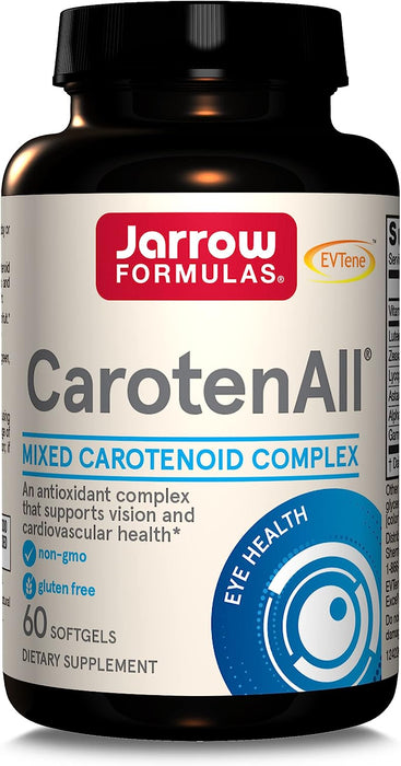 Jarrow Formulas, CarotenAll, Mixed Carotenoids Complex, 60 Softgels