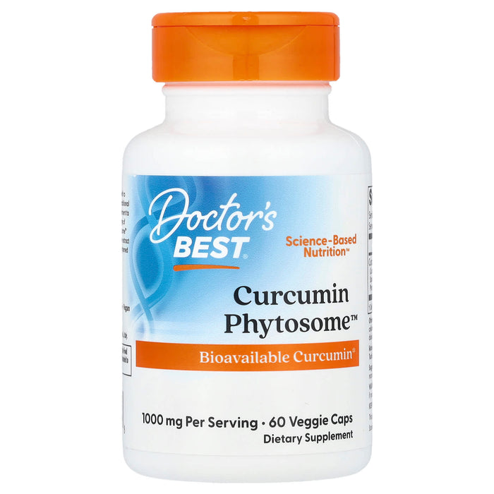 Doctor's Best, Curcumin Phytosome???, 1,000 mg, 60 Veggie Caps (500 mg per Capsule)