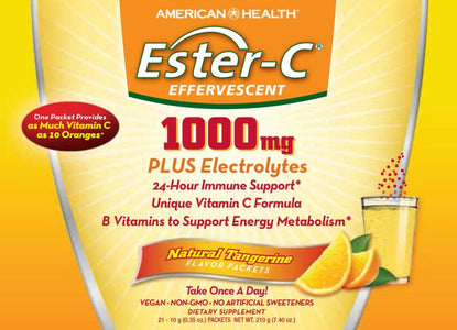 solgar-ester-c??-1000-mg-effervescent-21-pkt-powder-natural-tangerine - Supplements-Natural & Organic Vitamins-Essentials4me