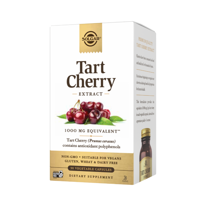 Solgar Tart Cherry 1000 mg, 90 Vegetarian Capsules