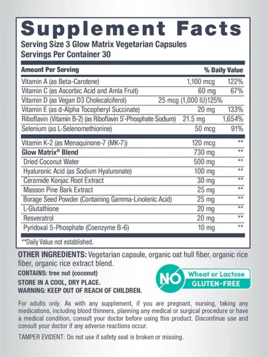 NeoCell - Laboratories Advanced Skin Hydrator Glow Platinum Matrix, 90 Capsules