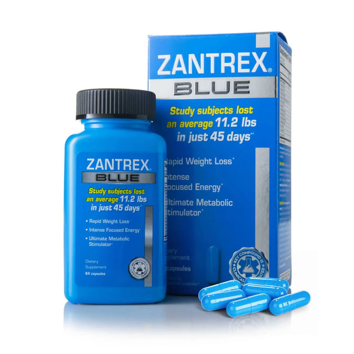 Zantrex-3® Blue RAPID WEIGHT LOSS + MAXIMUM ENERGY 84 Capsules (42 servings)