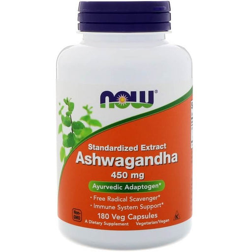 now-foods-ashwagandha-450-mg-180-veg-capsules - Supplements-Natural & Organic Vitamins-Essentials4me