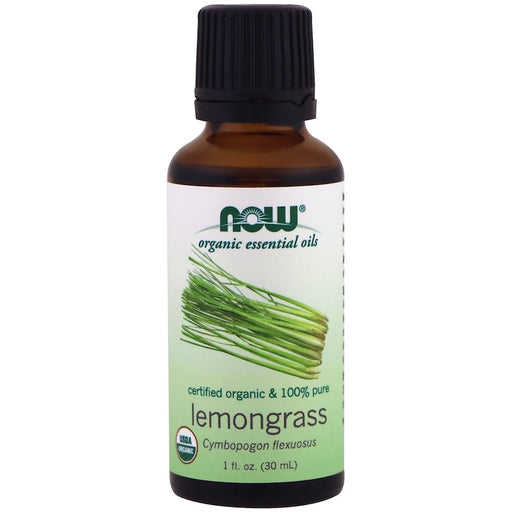 now-foods-organic-essential-oils-lemongrass-1-fl-oz-30-ml - Supplements-Natural & Organic Vitamins-Essentials4me
