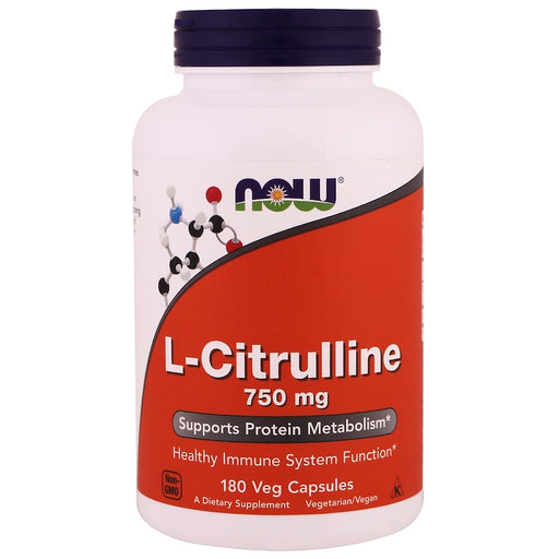 now-foods-l-citrulline-750-mg-180-veg-capsules - Supplements-Natural & Organic Vitamins-Essentials4me