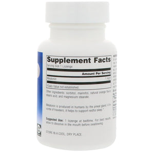 source-naturals-melatonin-orange-flavored-sublingual-1-mg-100-tablets - Supplements-Natural & Organic Vitamins-Essentials4me