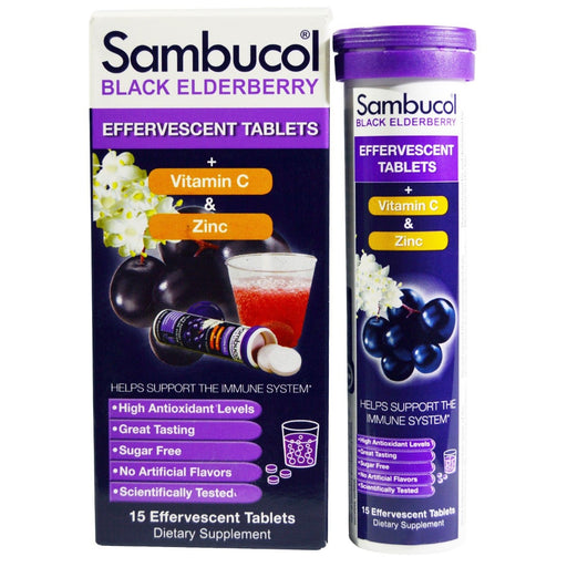 sambucol-black-elderberry-effervescent-tablets-15-effervescent-tablets - Supplements-Natural & Organic Vitamins-Essentials4me