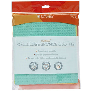 full-circle-squeeze-cellulose-cleaning-cloths-pack-of-3-7-x-8-each - Supplements-Natural & Organic Vitamins-Essentials4me