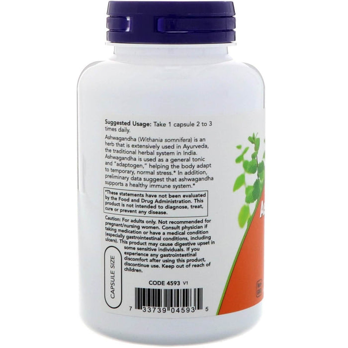 now-foods-ashwagandha-450-mg-180-veg-capsules - Supplements-Natural & Organic Vitamins-Essentials4me