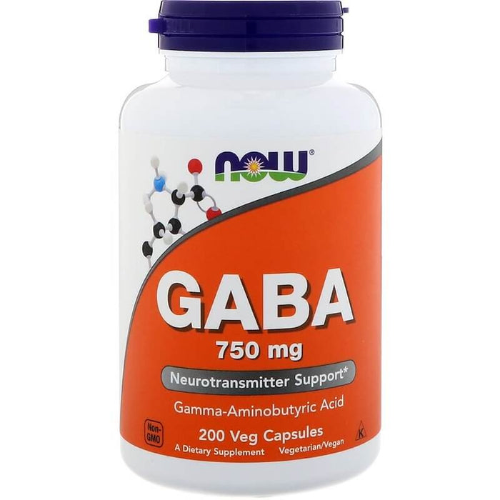 now-foods-gaba-750-mg-200-veg-capsules - Supplements-Natural & Organic Vitamins-Essentials4me