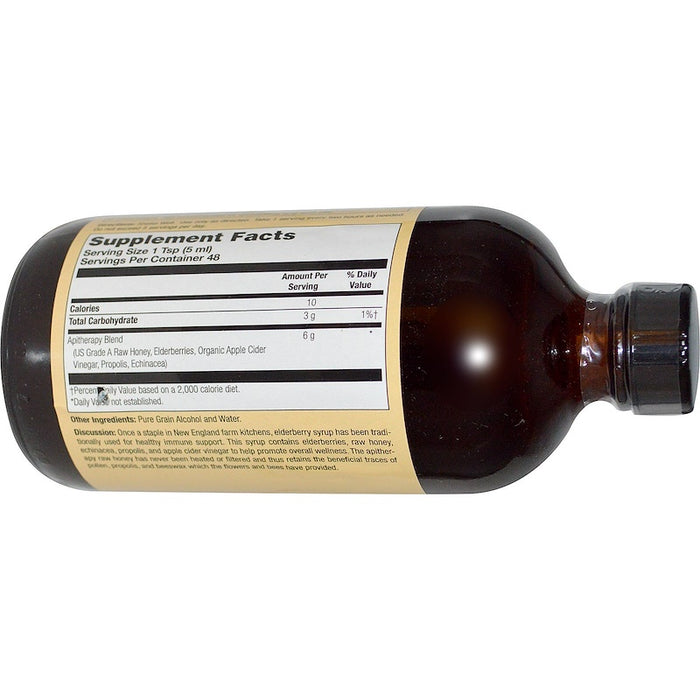 honey-gardens-elderyberry-syrup-with-apitherapy-raw-honey-propolis-and-elderberries-8-fl-oz-240-ml - Supplements-Natural & Organic Vitamins-Essentials4me
