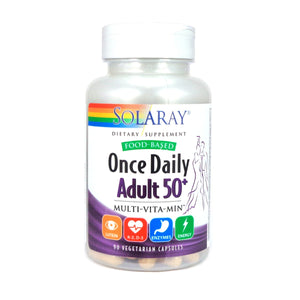 solaray-once-daily-adult-50-multi-vitamin-90-vegetable-capsules - Supplements-Natural & Organic Vitamins-Essentials4me