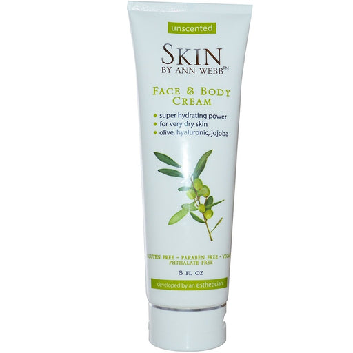 skin-by-ann-webb-face-body-cream-unscented-8-fl-oz - Supplements-Natural & Organic Vitamins-Essentials4me