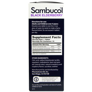sambucol-black-elderberry-effervescent-tablets-15-effervescent-tablets - Supplements-Natural & Organic Vitamins-Essentials4me