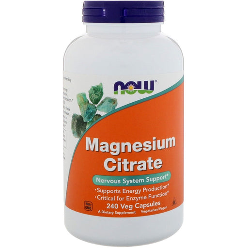 now-foods-magnesium-citrate-240-veg-capsules - Supplements-Natural & Organic Vitamins-Essentials4me