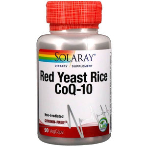 solaray-red-yeast-rice-coq-10-90-vegetable-capsules - Supplements-Natural & Organic Vitamins-Essentials4me