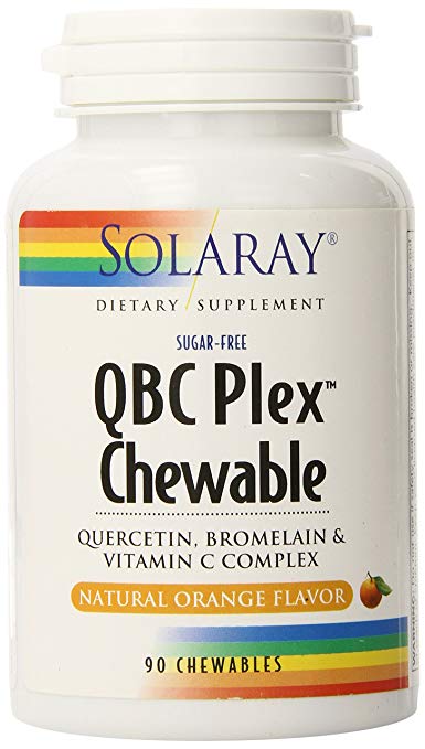 solaray-qbc-plex-chewables-sugar-free-natural-orange-90-chewables - Supplements-Natural & Organic Vitamins-Essentials4me