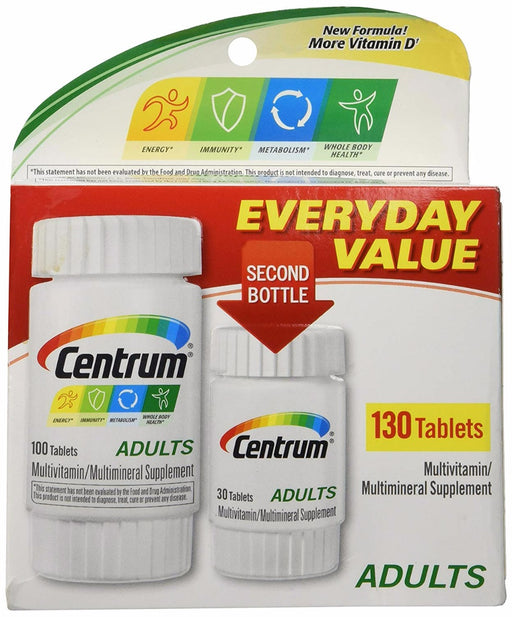 centrum-adults-under-50-multi-vitamin-supplement-130-count - Supplements-Natural & Organic Vitamins-Essentials4me