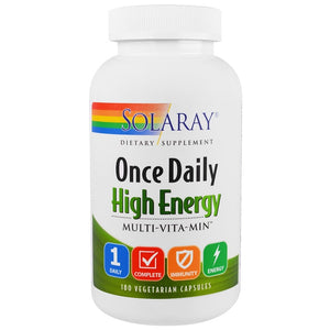 solaray-once-daily-high-energy-multi-vita-min-180-vegetarian-capsules - Supplements-Natural & Organic Vitamins-Essentials4me