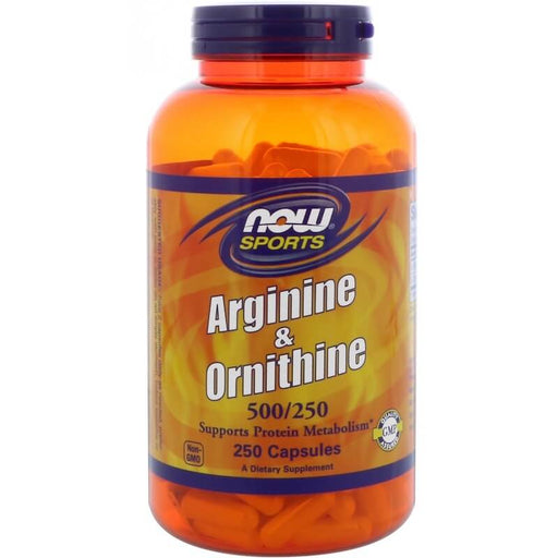 now-foods-sports-arginine-ornithine-500-250-250-capsules - Supplements-Natural & Organic Vitamins-Essentials4me