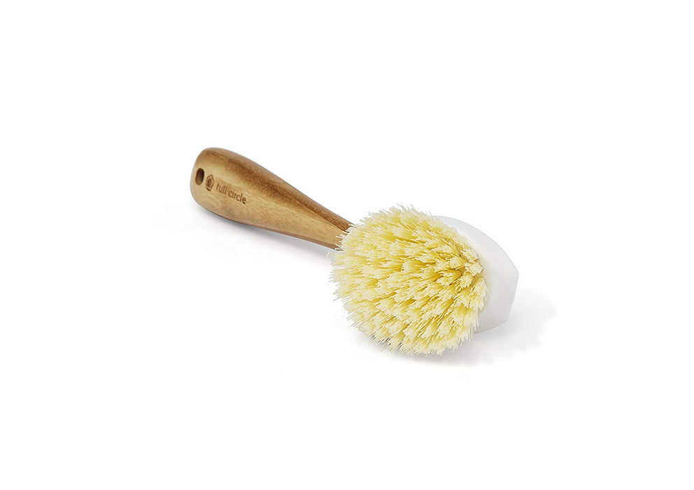 full-circle-be-good-kitchen-dish-brush-with-bamboo-handle-white - Supplements-Natural & Organic Vitamins-Essentials4me